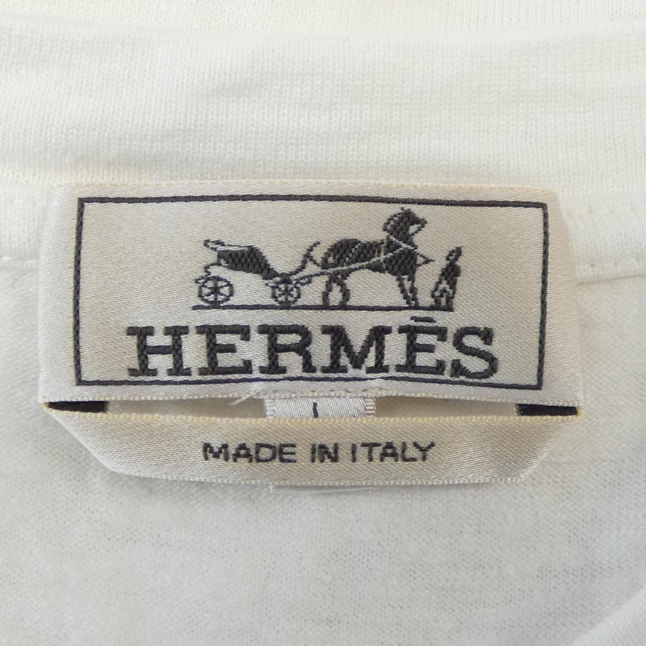 Hermes Hermes Hermes T-shirt Cotton T-Shirts DUTY FREE for USA Size ONE SIZE - 4 Thumbnail