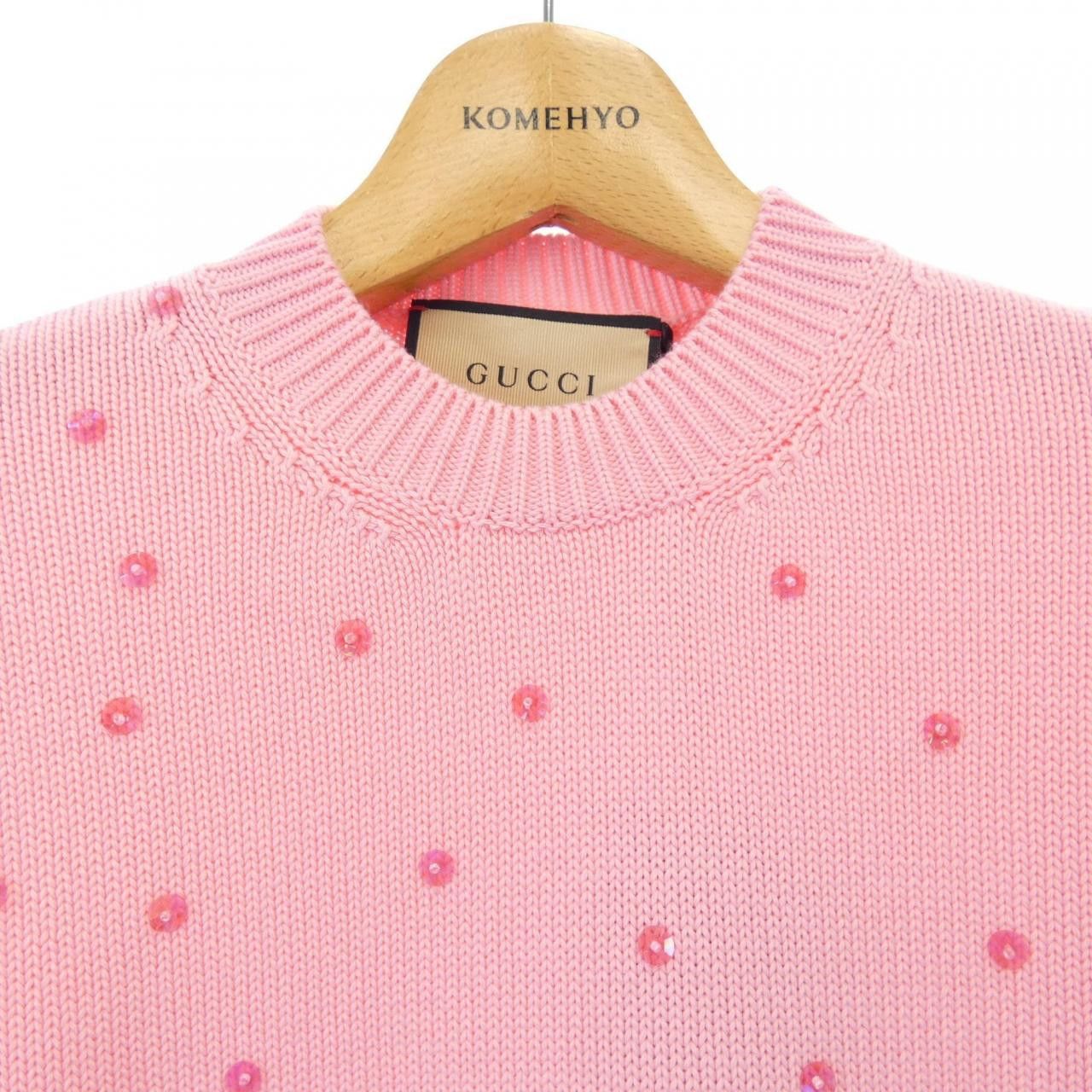 Gucci Gucci Gucci 735372 XKC25 Knit Cotton Tops 735372XKC25 DUTY FREE for USA Size ONE SIZE - 5 Thumbnail