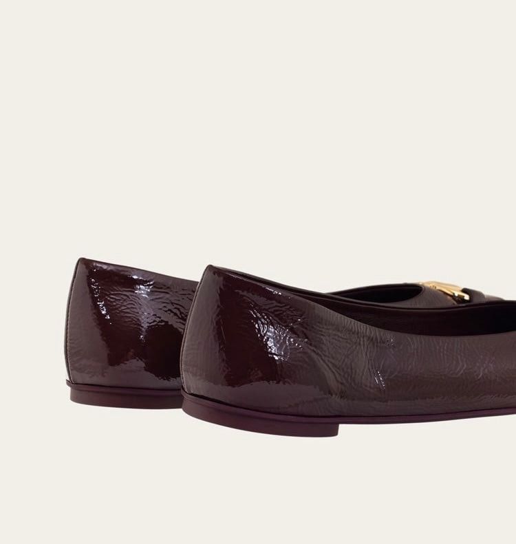 Salvatore Ferragamo Ferragamo Gancini Embellished Ballet Flats SIZE 7 Size ONE SIZE - 3 Thumbnail