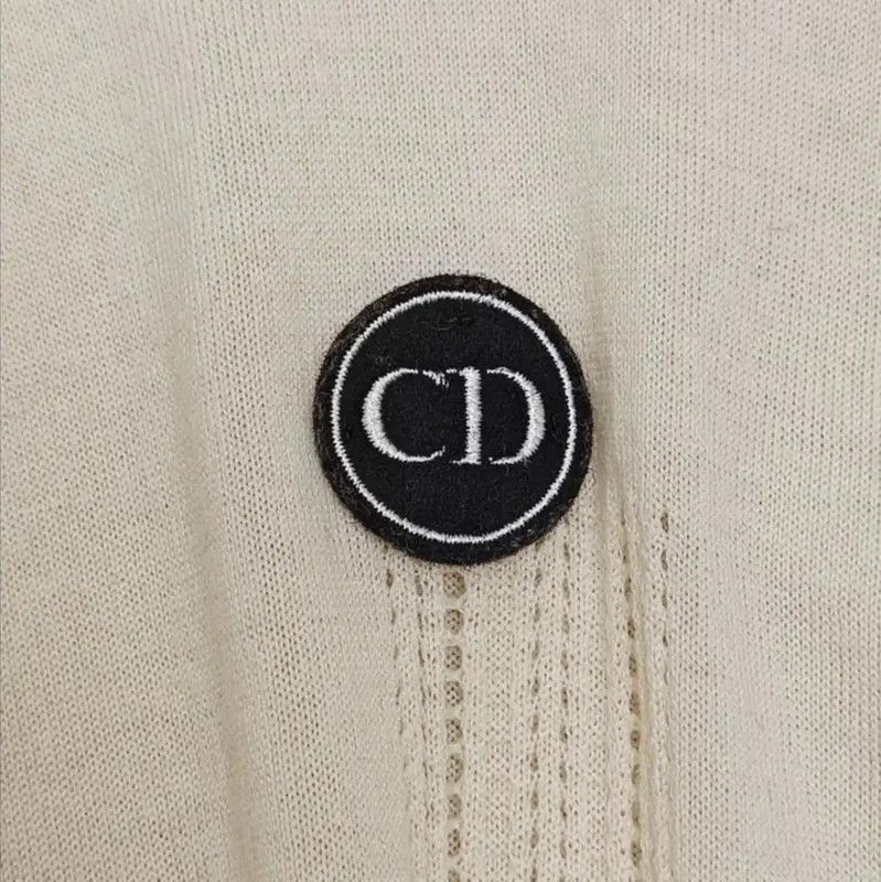 Dior Dior Spring Beige Wool Short Sleeve Top 0089 Size M / US 6-8 / IT 42-44 - 5 Thumbnail