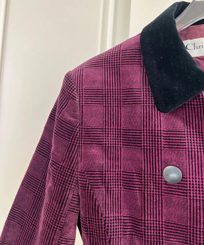 Dior Dior Women's Violet Double-Breasted Coat 0089 Size M / US 6-8 / IT 42-44 - 7 Thumbnail