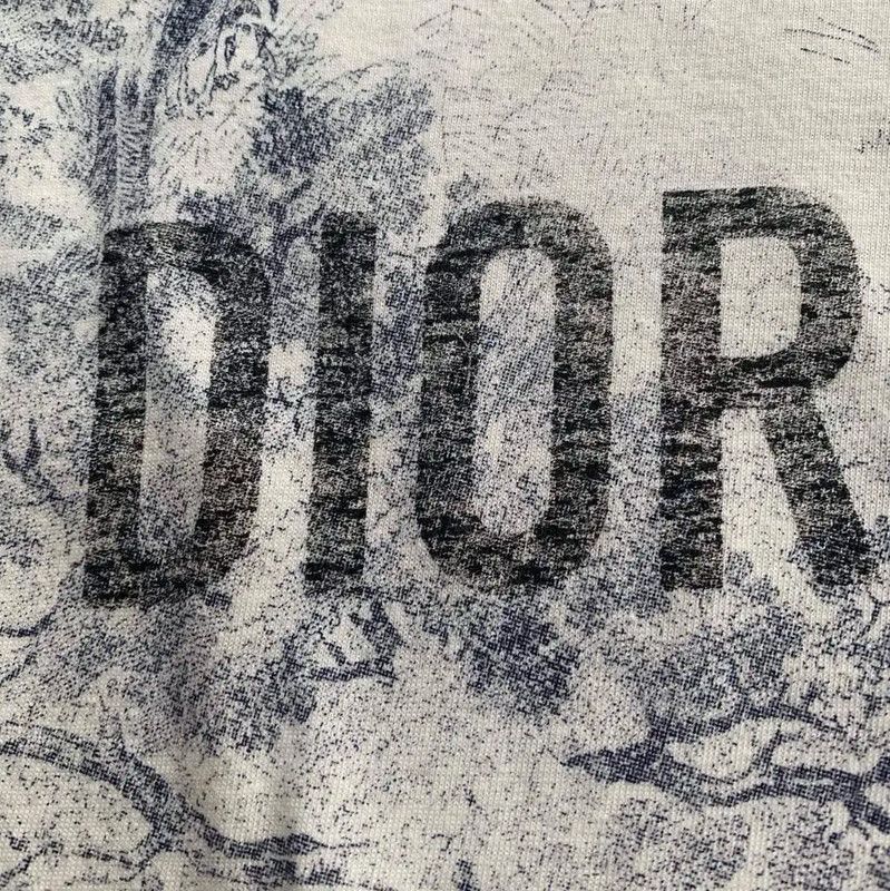 Dior Dior Women's White Cotton T-Shirt 0089 Size S / US 4 / IT 40 - 6 Thumbnail