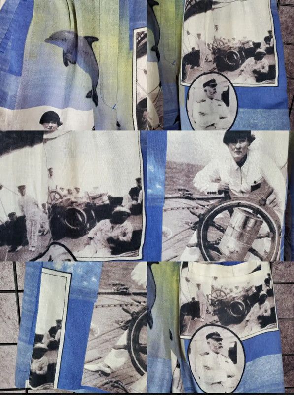 Dior Dior Casual Blue Linen Blend Summer Shorts 0089 Size 23" - 8 Thumbnail