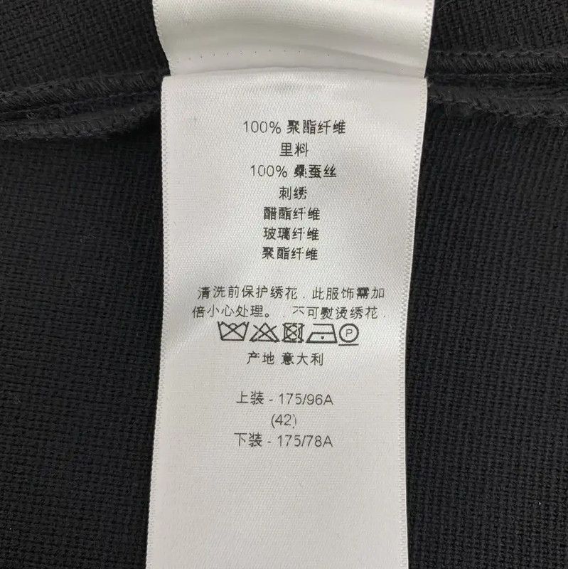 Dior Dior Black Women's T-Shirt with Unique Design 0089 Size ONE SIZE - 7 Thumbnail