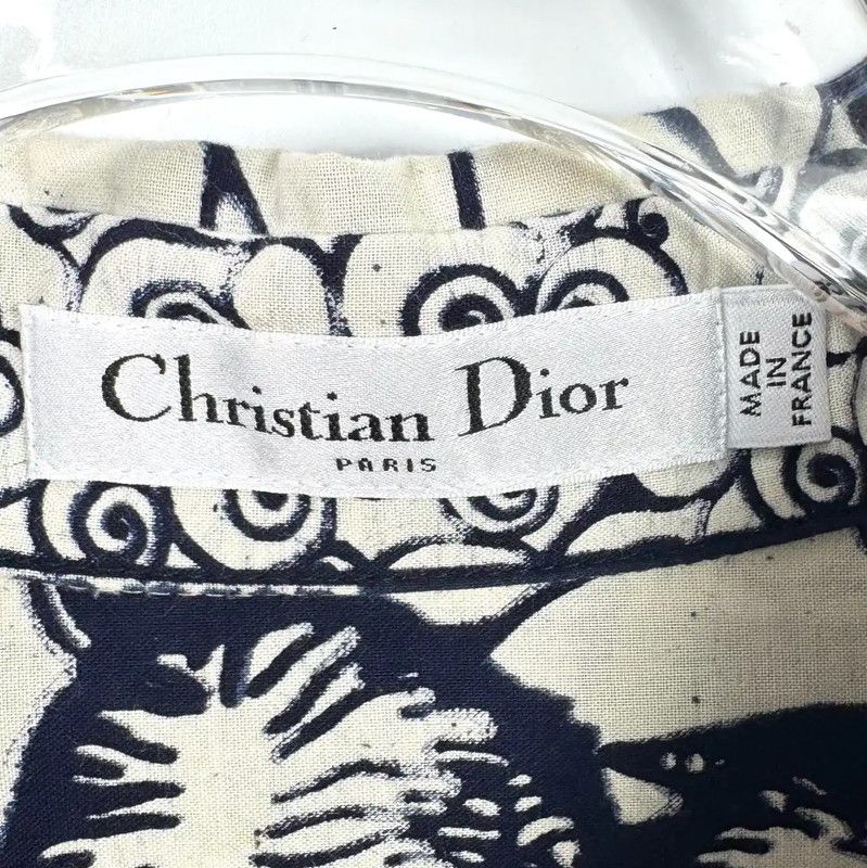 Dior Dior Black Cotton Women's Shirt Size S 0089 Size S / US 4 / IT 40 - 4 Thumbnail