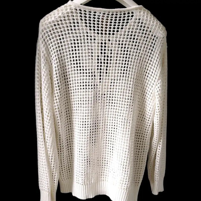 Dior Dior Ivory Wool Knit Pullover Sweater 0089 Size S / US 4 / IT 40 - 4 Thumbnail