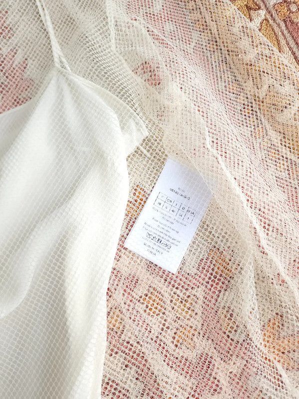 Dior Dior Sheer White Long Sleeve Cropped Shirt 0089 Size XS / US 0-2 / IT 36-38 - 5 Thumbnail