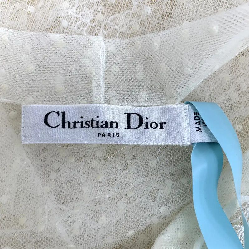 Dior Dior White Nylon Women's Shirt 0089 Size S / US 4 / IT 40 - 6 Thumbnail