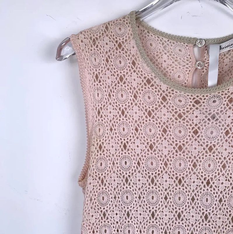 Dior Dior Pink Silk Dress for Women 0089 Size XS / US 0-2 / IT 36-38 - 3 Thumbnail