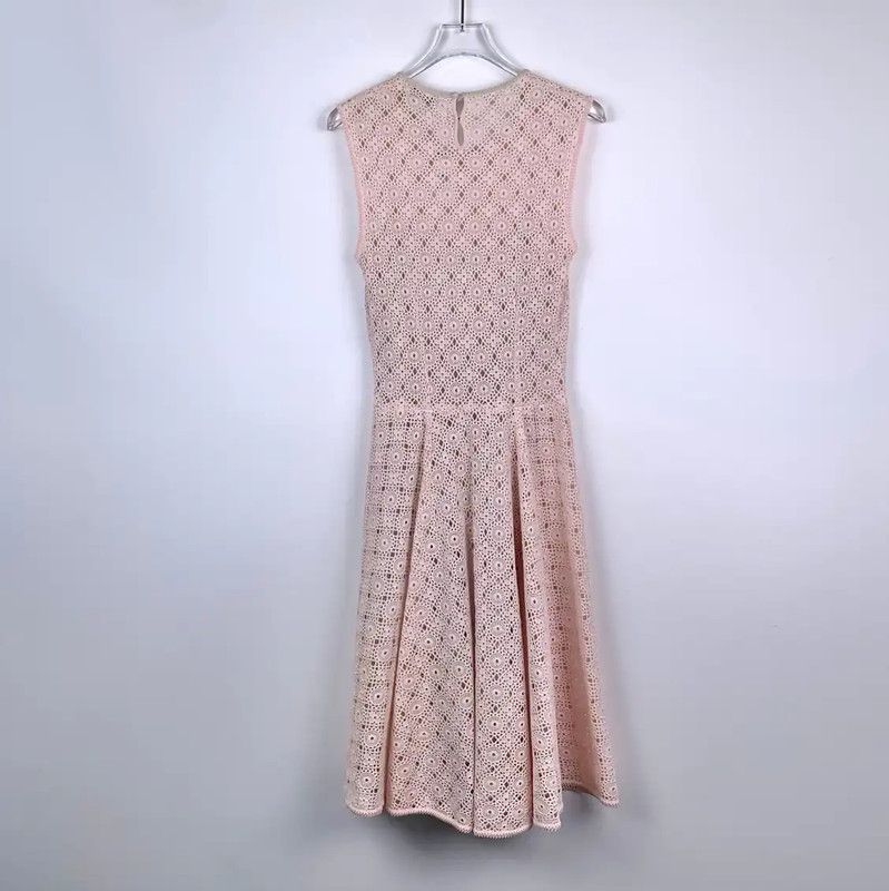 Dior Dior Pink Silk Dress for Women 0089 Size XS / US 0-2 / IT 36-38 - 2 Thumbnail