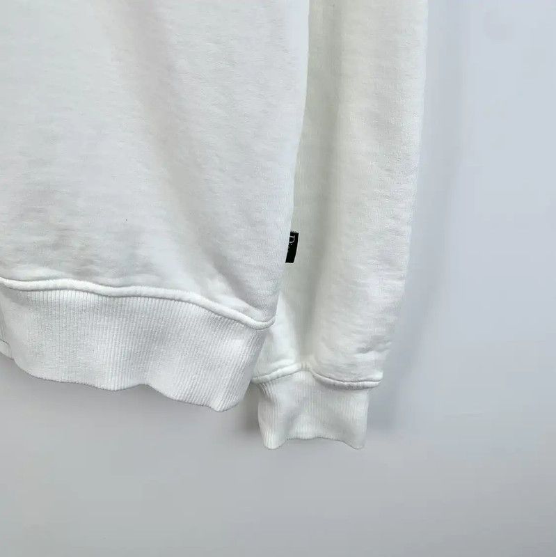 Dior Dior Women's White Cotton Sweatshirt with Bee 0089 Size L / US 10 / IT 46 - 4 Thumbnail