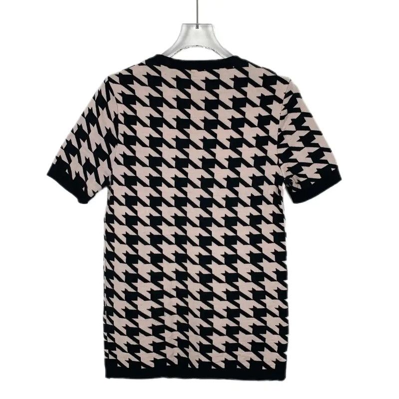 Dior Dior Color-Block Cotton T-Shirt for Women 0089 Size M / US 6-8 / IT 42-44 - 2 Thumbnail