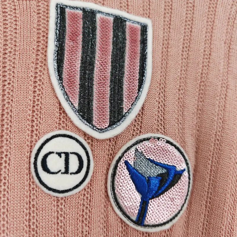Dior Dior Pink Cashmere Long Sleeve Sweater 0089 Size S / US 4 / IT 40 - 4 Thumbnail