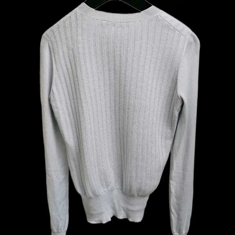 Dior Dior Light Blue Wool Long Sleeve Sweater 0089 Size XS / US 0-2 / IT 36-38 - 2 Thumbnail