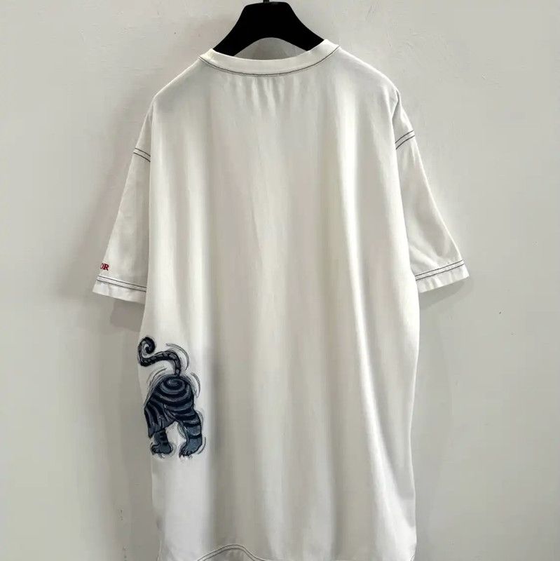Dior Dior Women's Cotton T-Shirt with Unique Design 0089 Size M / US 6-8 / IT 42-44 - 3 Thumbnail