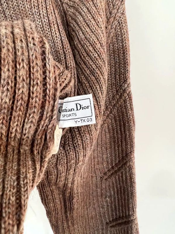 Dior Dior Khaki Women's Cardigan Sweater 0089 Size M / US 6-8 / IT 42-44 - 5 Thumbnail