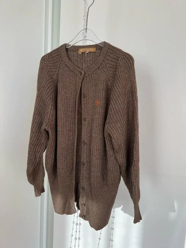 Dior Dior Khaki Women's Cardigan Sweater 0089 Size M / US 6-8 / IT 42-44 - 2 Thumbnail