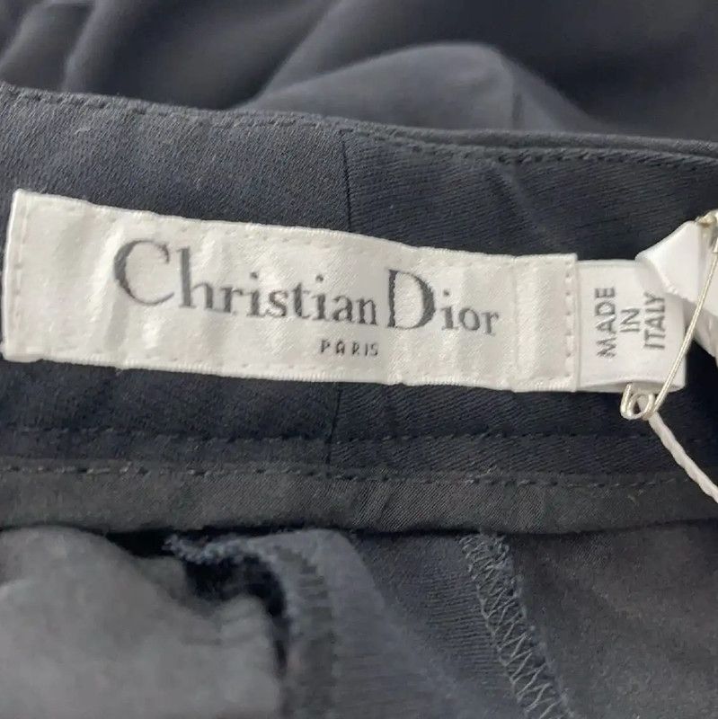 Dior Dior Black Silk Casual Pants for Women 0089 Size 23" - 3 Thumbnail