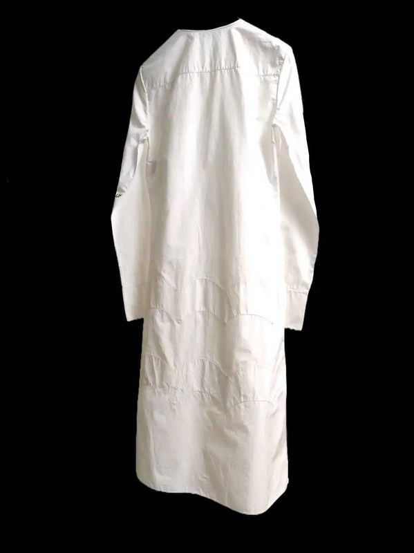 Dior Dior White Long Sleeve Dress for Women 0089 Size XS / US 0-2 / IT 36-38 - 8 Thumbnail