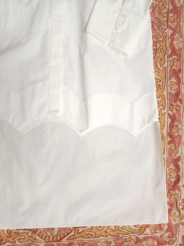 Dior Dior White Long Sleeve Dress for Women 0089 Size XS / US 0-2 / IT 36-38 - 5 Thumbnail