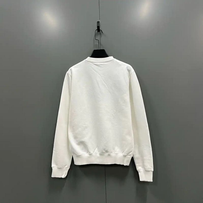 Dior Dior Logo White Cropped Sweatshirt for Women 0089 Size M / US 6-8 / IT 42-44 - 3 Thumbnail