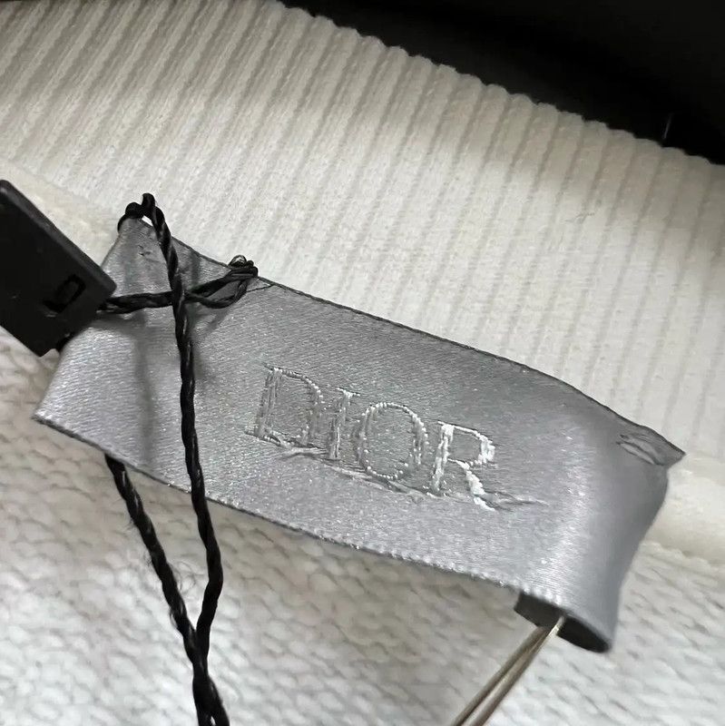 Dior Dior Logo White Cropped Sweatshirt for Women 0089 Size M / US 6-8 / IT 42-44 - 2 Thumbnail