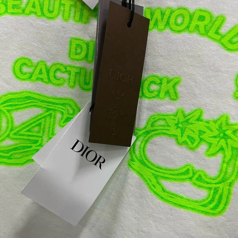 Dior Dior Logo White Cropped Sweatshirt for Women 0089 Size M / US 6-8 / IT 42-44 - 6 Thumbnail