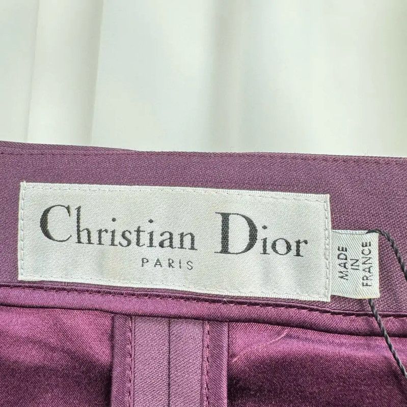 Dior Dior Wine Red Wool Blend Ladies Jacket 0089 Size S / US 4 / IT 40 - 5 Thumbnail