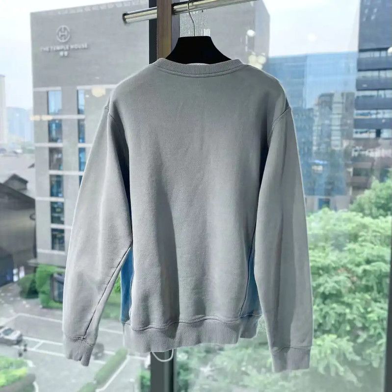 Dior Dior Women's Light Blue Cotton Sweatshirt 0089 Size XS / US 0-2 / IT 36-38 - 2 Thumbnail