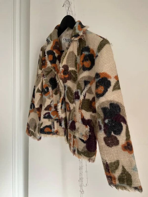 Dior Dior Women's Jacket in Yellow Floral Print 0089 Size M / US 6-8 / IT 42-44 - 7 Thumbnail