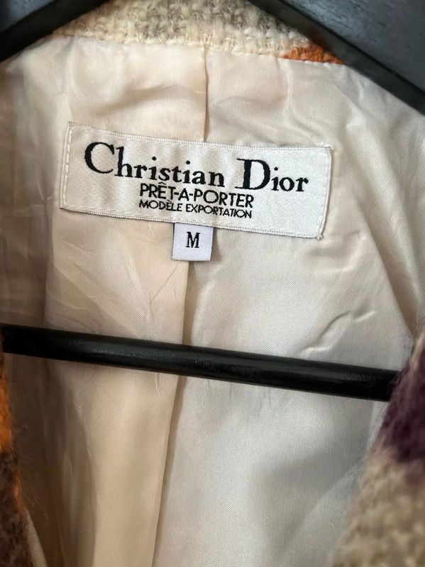 Dior Dior Women's Jacket in Yellow Floral Print 0089 Size M / US 6-8 / IT 42-44 - 3 Thumbnail