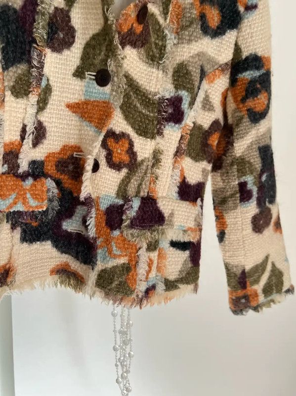Dior Dior Women's Jacket in Yellow Floral Print 0089 Size M / US 6-8 / IT 42-44 - 9 Thumbnail