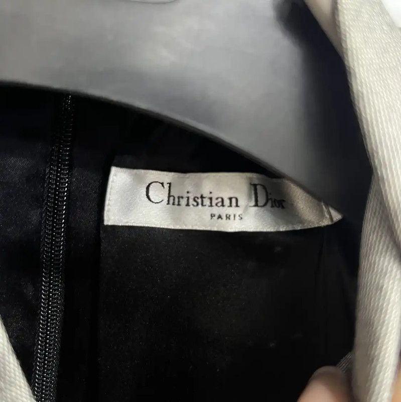 Dior Dior Gray Cotton Dress Size S 0089 Size S / US 4 / IT 40 - 3 Thumbnail