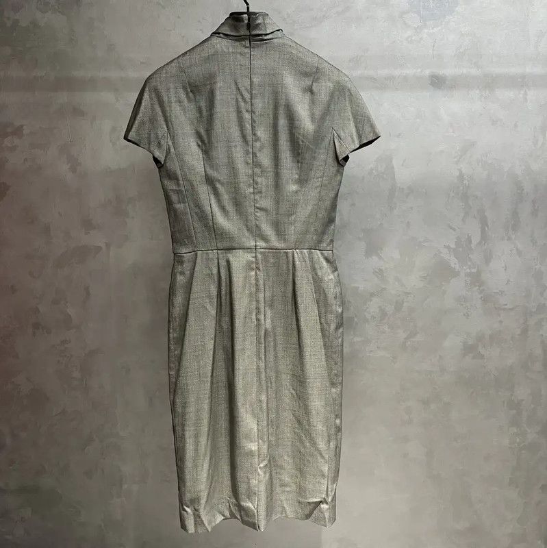 Dior Dior Gray Cotton Dress Size S 0089 Size S / US 4 / IT 40 - 5 Thumbnail
