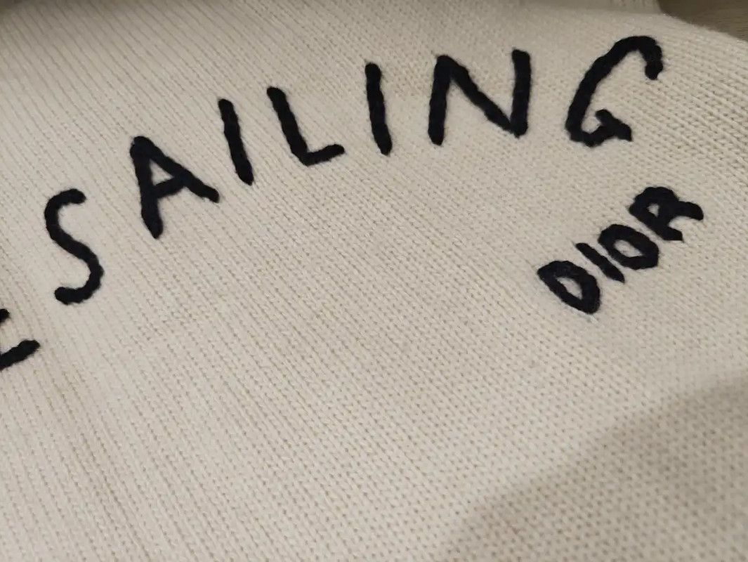 Dior Dior Winter White Wool Sweater for Women 0089 Size M / US 6-8 / IT 42-44 - 7 Thumbnail