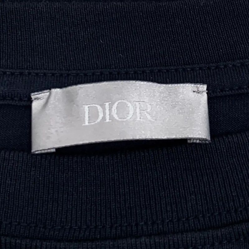 Dior Dior Dark Blue Cotton Women's T-Shirt 0089 Size XS / US 0-2 / IT 36-38 - 5 Thumbnail
