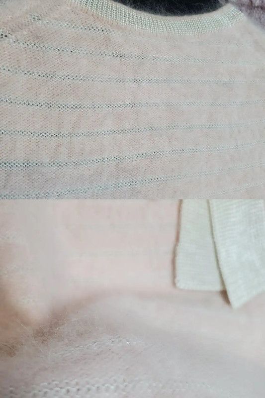 Dior Dior Light Pink Wool Blend Short Sleeve Top 0089 Size M / US 6-8 / IT 42-44 - 6 Thumbnail