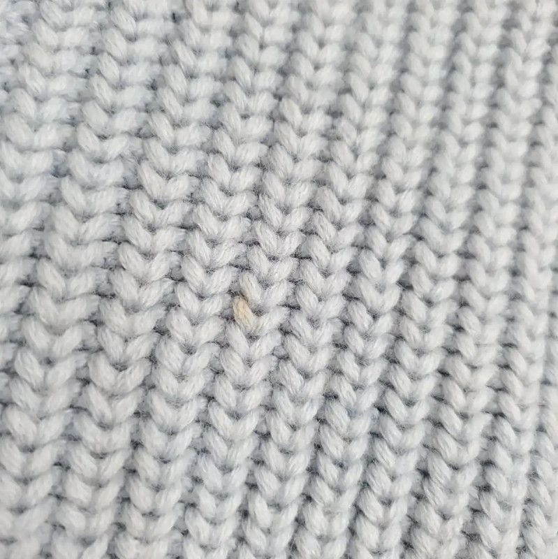 Dior Dior Light Blue Wool Cropped Sweater for Women 0089 Size S / US 4 / IT 40 - 8 Thumbnail