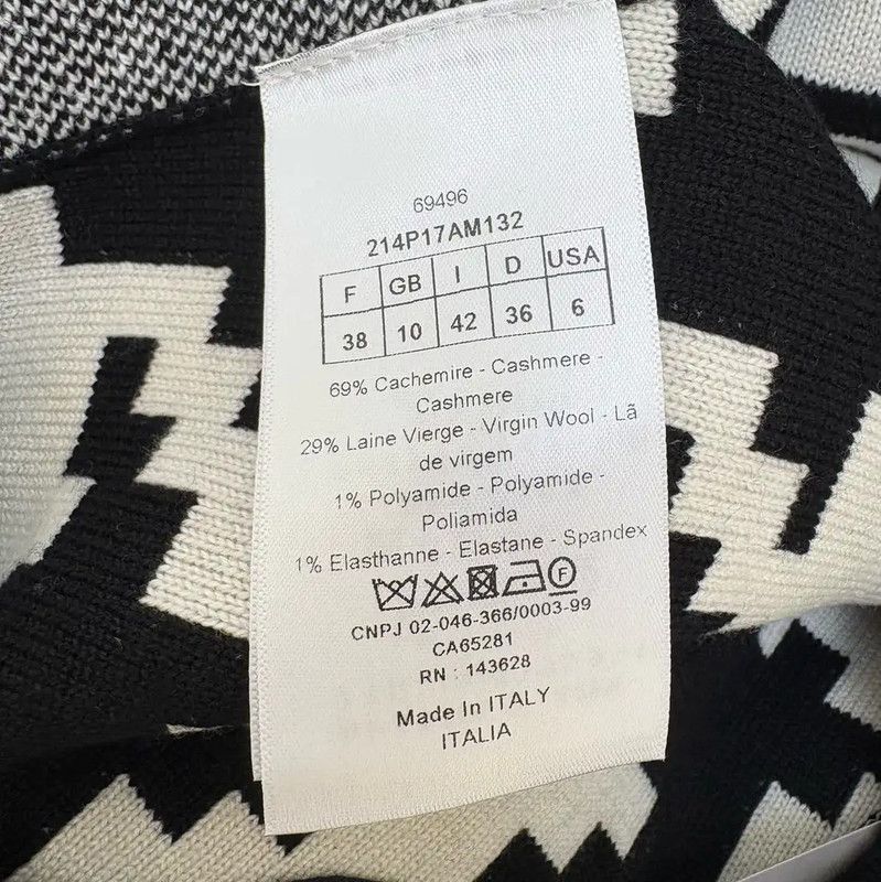 Dior Dior Black Wool Plaid Shorts for Women 0089 Size 23" - 8 Thumbnail