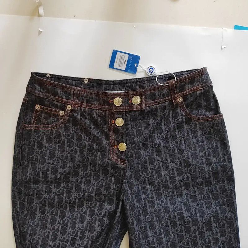 Dior Dior Blue Denim Women's Pants 0089 Size 28" / US 6 / IT 42 - 4 Thumbnail