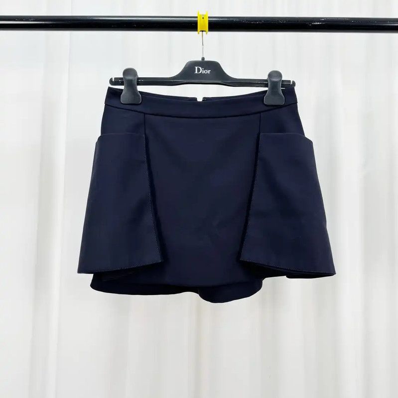 Dior Dior Black Cotton Casual Trousers for Women 0089 Size 28" / US 6 / IT 42 - 3 Thumbnail