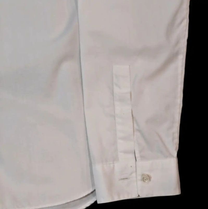 Dior Dior Long Sleeve White Cotton Blouse 0089 Size L / US 10 / IT 46 - 5 Thumbnail
