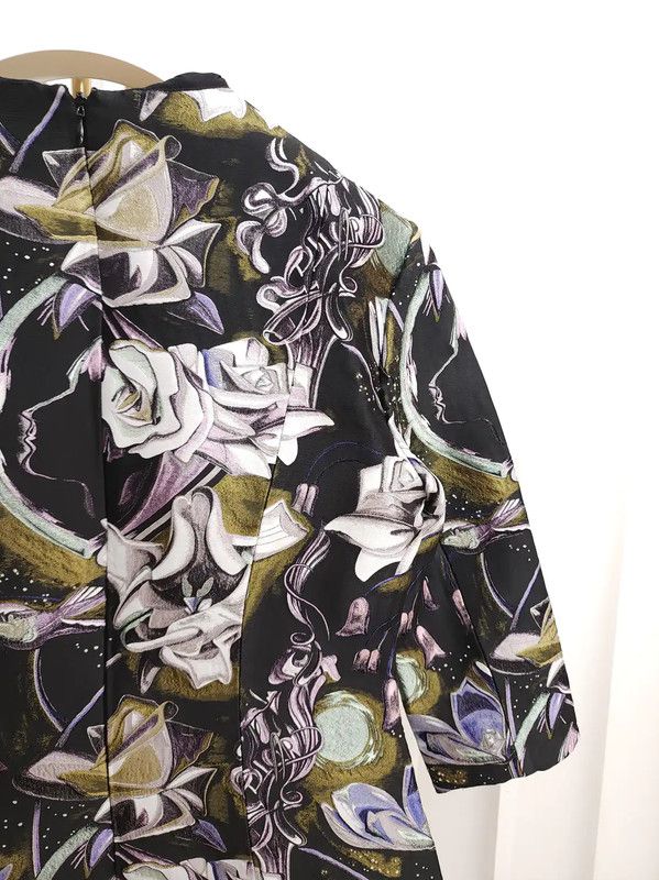 Dior Dior Floral Bodycon Dress for Women 0089 Size XS / US 0-2 / IT 36-38 - 5 Thumbnail