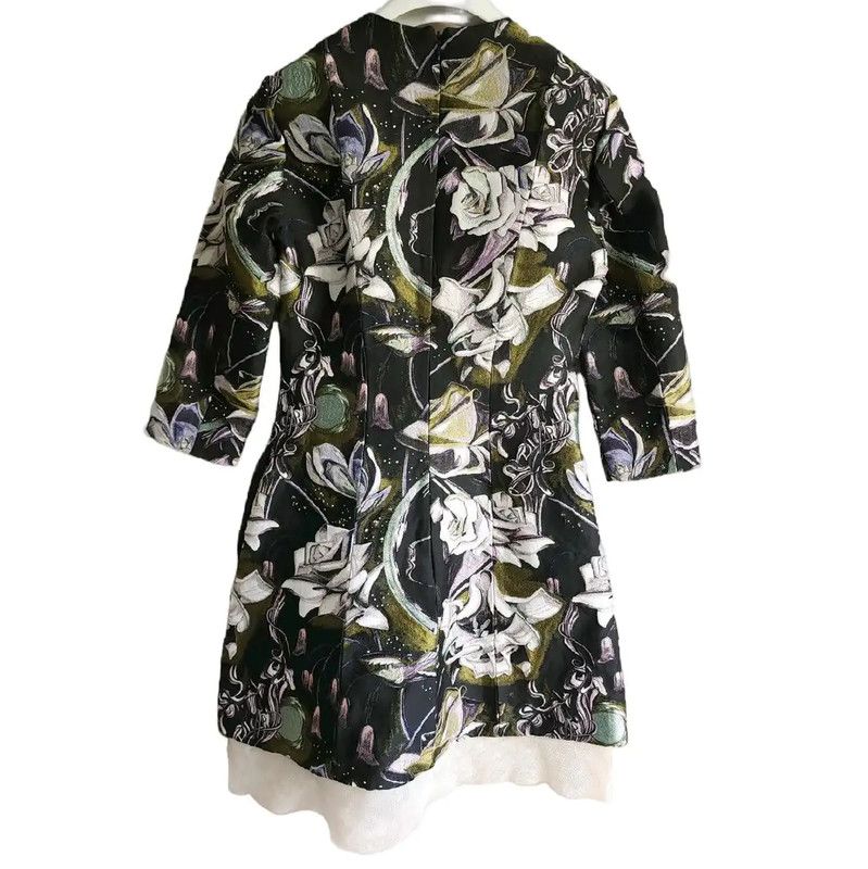Dior Dior Floral Bodycon Dress for Women 0089 Size XS / US 0-2 / IT 36-38 - 4 Thumbnail