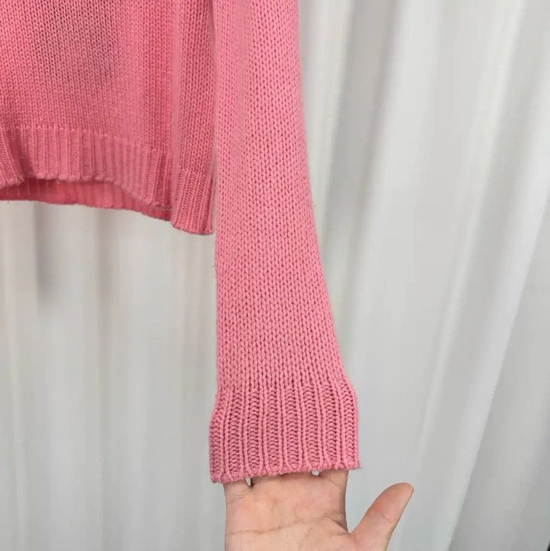 Dior Dior Pink Lettered Knit Sweater for Women 0089 Size XS / US 0-2 / IT 36-38 - 4 Thumbnail