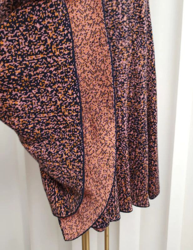 Dior Dior Multi-Color Wool Dot Mini Dress 0089 Size XS / US 0-2 / IT 36-38 - 4 Thumbnail