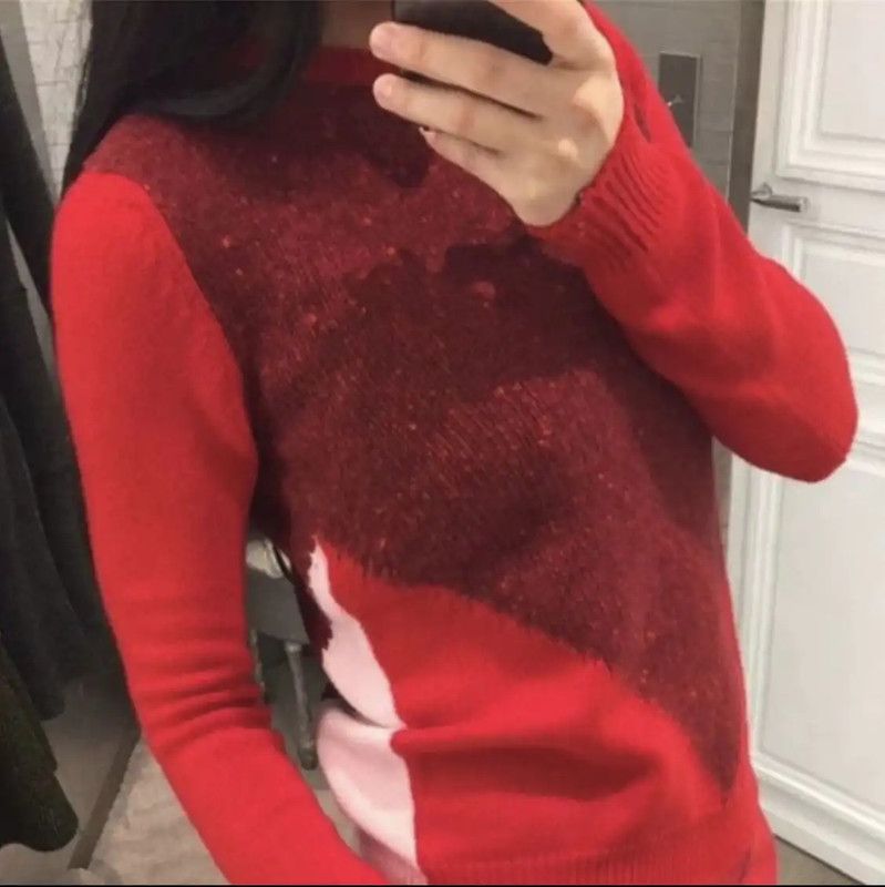Dior Dior Colorblock Wool Long Sleeve Sweater 0089 Size S / US 4 / IT 40 - 2 Thumbnail