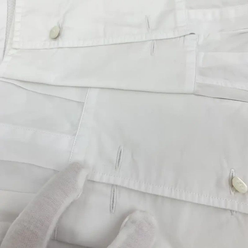 Dior Dior White Cotton Women's Shirt 0089 Size XS / US 0-2 / IT 36-38 - 9 Thumbnail