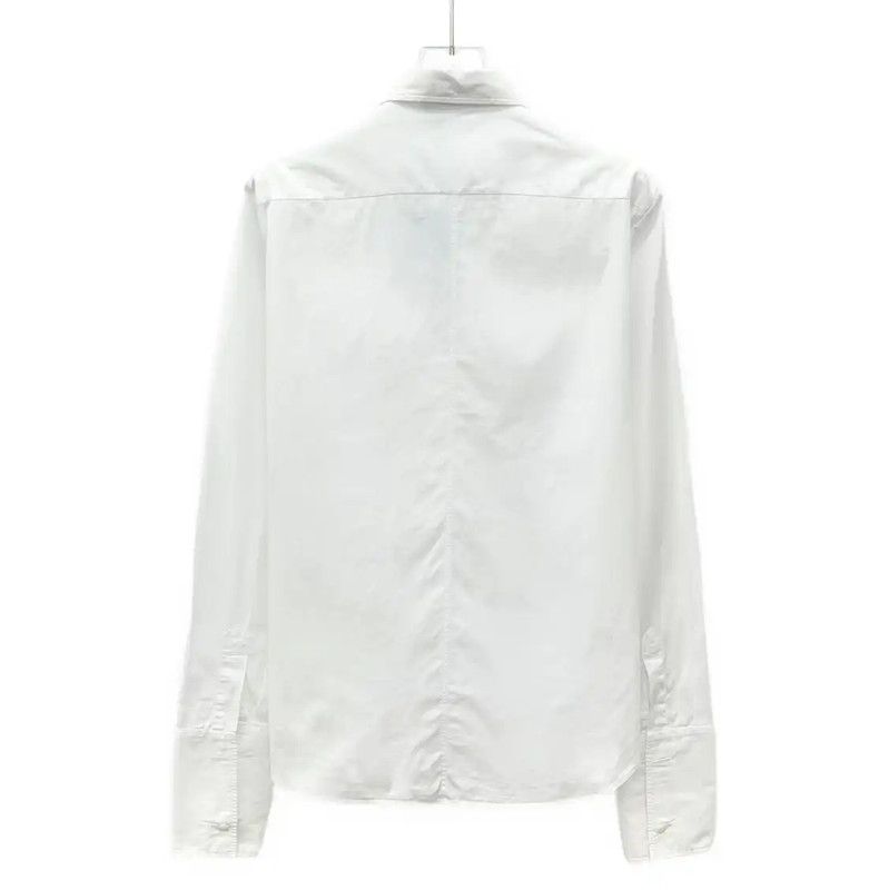 Dior Dior White Cotton Women's Shirt 0089 Size XS / US 0-2 / IT 36-38 - 2 Thumbnail