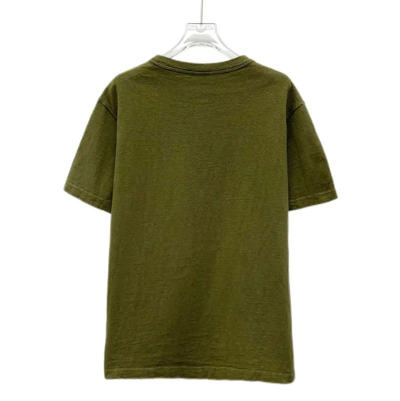 Dior Dior Green Cotton T-Shirt for Women 0089 Size XS / US 0-2 / IT 36-38 - 2 Thumbnail